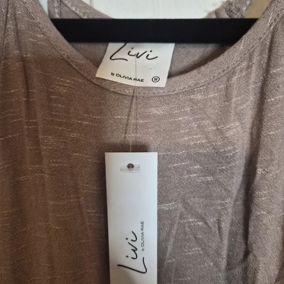 Olivia Rae Top in Light Brown - Picture 2 of 2